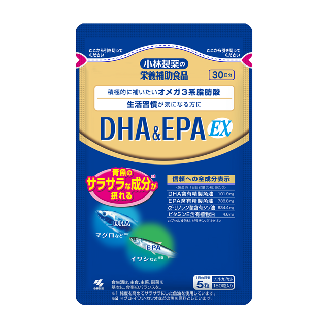 DHA&EPA EX 小林製薬あったらいいな通販(健康食品・サプリメント)