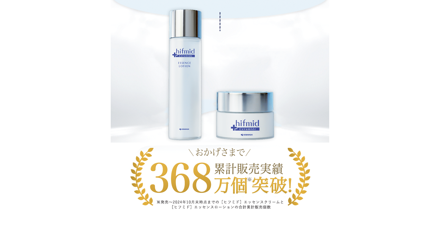おかげさまで累計販売実績368万個突破！