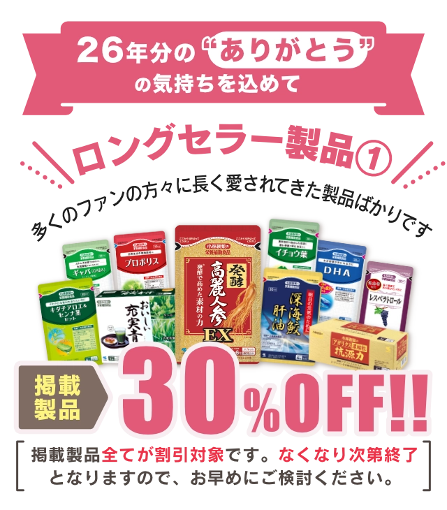 ロングセラー製品&#9312;