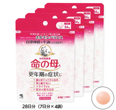 【第2類医薬品】女性保健薬 命の母A(84錠×4袋)